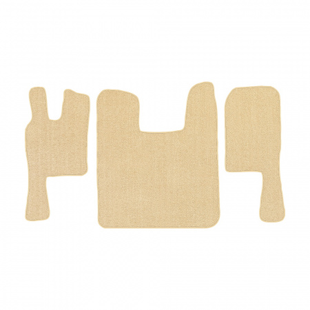 67-Коврики ворсовые SCANIA 124 (после 2010г) -(ABTC 3 коврика. АТ) (UPP-6 (Бежевый) кант Бежевый)