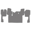 3.16 Коврики стёганные SCANIA 5 ser.P (МТ, 1 пневм., 1 табуретка)  (Премиум Серый)