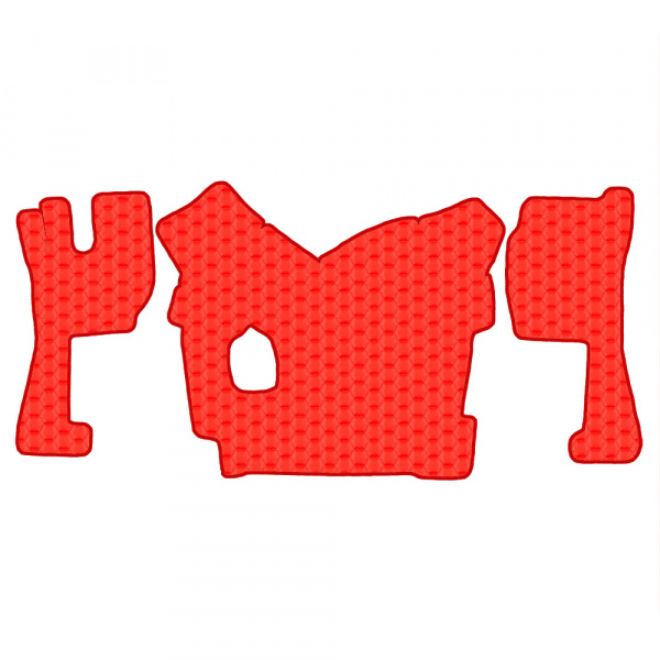 2.3 Коврики стёганные VOLVO FH 3 (МТ, 2 пневмосидения) от 2008г.в.