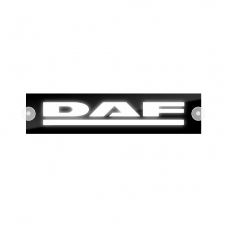 Табличка светодиодная 10*50 Лобовое (12v) (DAF белая)