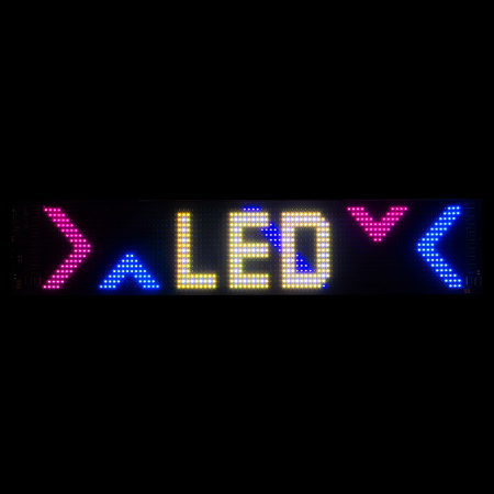 LED светодиодный гибкий экран "Глаза" 120х595мм