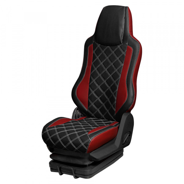 108 Чехлы Люкс FORD CARGO (1 ремень) 2 выс.сид.