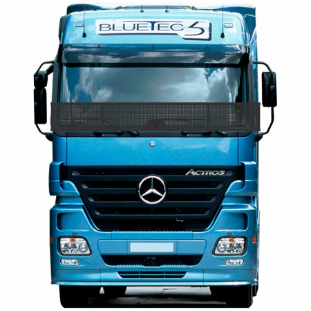 Защита лобового стекла для MERCEDES MP1/MP2 (металл, прямые углы)