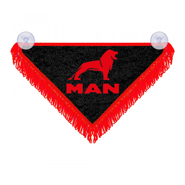 Треугольный короткий вымпел (надпись/лого)