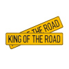 Автомобильный сувенирный номер KING OF THE ROAD