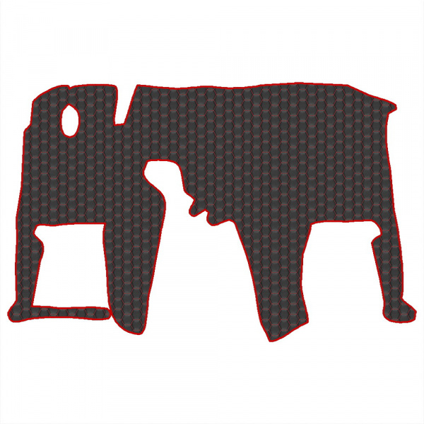 17.3 Коврики стёганные FOTON AUMAN (МТ, 10т, 3-х местн) от 2024г.в.