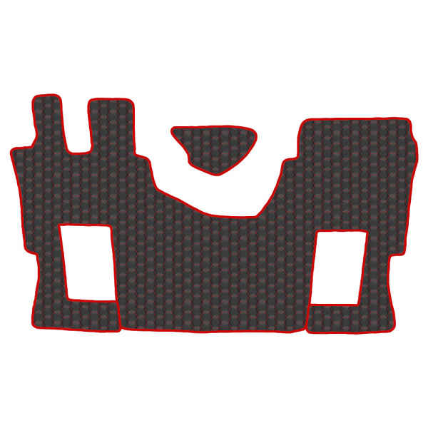 5.4 Коврики стёганные MERCEDES ACTROS MP-IV от 2011г.в. (ровный пол, пассажирское сиденье пневмо) 