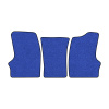 55-Коврики ворсовые ГАЗЕЛЬ -(АВС 3 коврика. МТ) (UPP-8 (Синий) кант Черный)