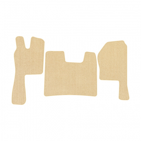 21-Коврики ворсовые SCANIA R  -(ABTC 3 коврика. АТ) (UPP-6 (Бежевый) кант Бежевый)