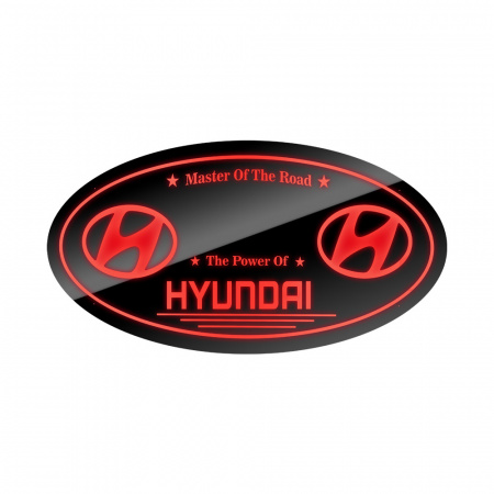 Панель на спальник 75*40 Овал (24v) (HYUNDAI цветная)