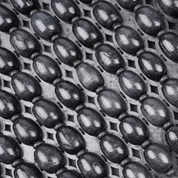 Накидка массажная с поддержкой AVS M2410BP-BL (шарики, черный) 1 шт