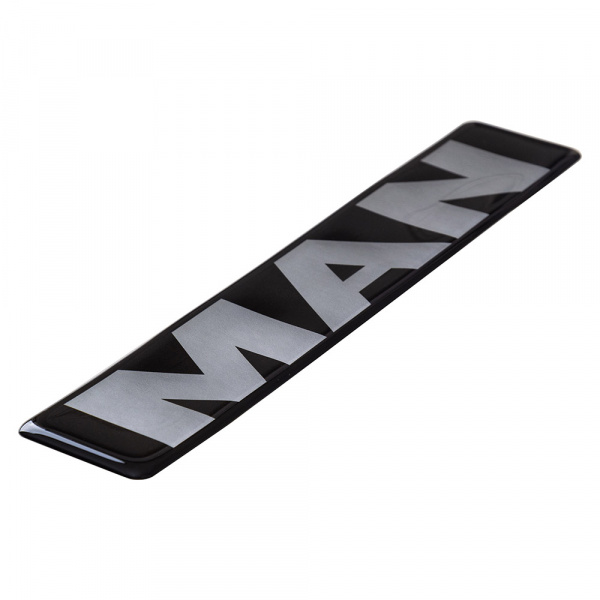 Объемная наклейка VT MAN (200х40мм, черная)