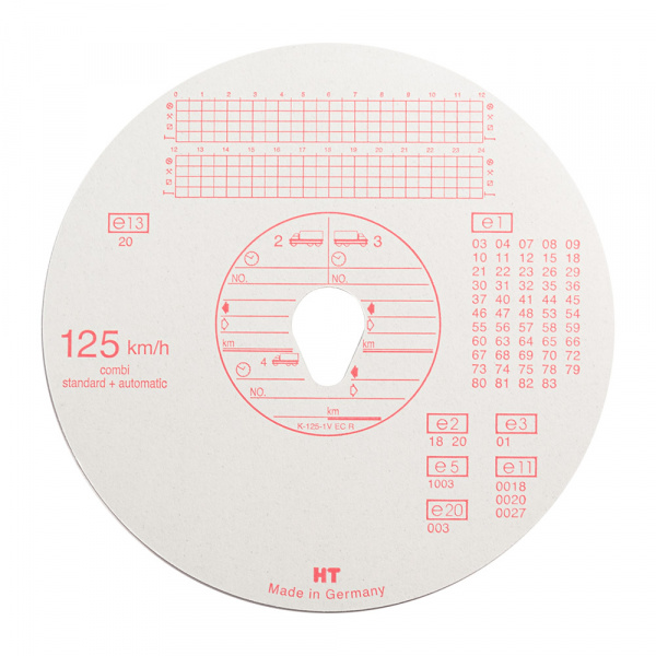 Диски тахографа 125km Auger 79648 (100 шт.)