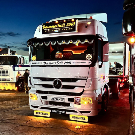 Планки крепления брызговиков с LED-подсветкой 610х25мм (к-т 2шт) VT-79.0.0