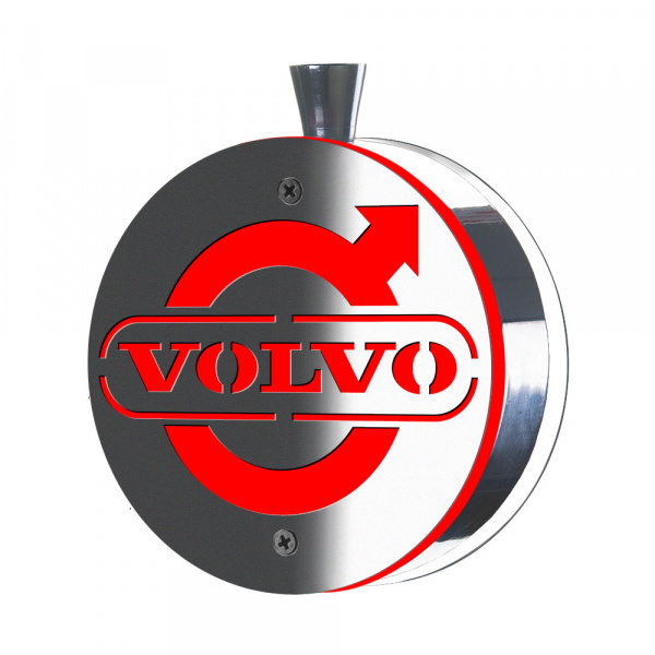 Фонарь под зеркало VOLVO (LED, нерж., комп. 2 шт)