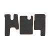 38-Коврики ворсовые MAZ EURO (Простор) -(АВС 3 коврика. МТ) (UPP-8 (Графит) кант Коричневый)