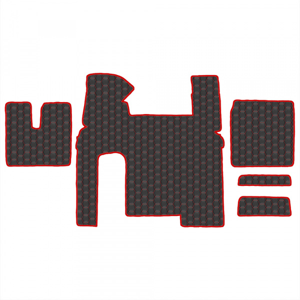 4.7 Коврики стёганные MAN TGX от 2007  (АТ, 2 полки, холодильник) 