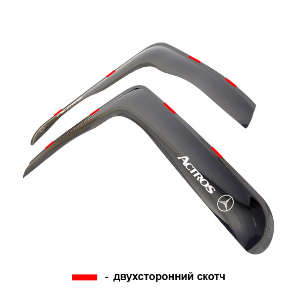 Дефлекторы окон (ветровики) MERCEDES MP3 "вставные"