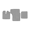 31-Коврики ворсовые MAN TGA XXL -(АВС 3 коврика. МТ) (UPP-6 (Серый) кант Черный)