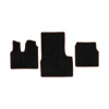 37-Коврики ворсовые MAN TGS -(АВС 3 коврика. МТ) (UPP-6 (Черный) кант Коричневый)