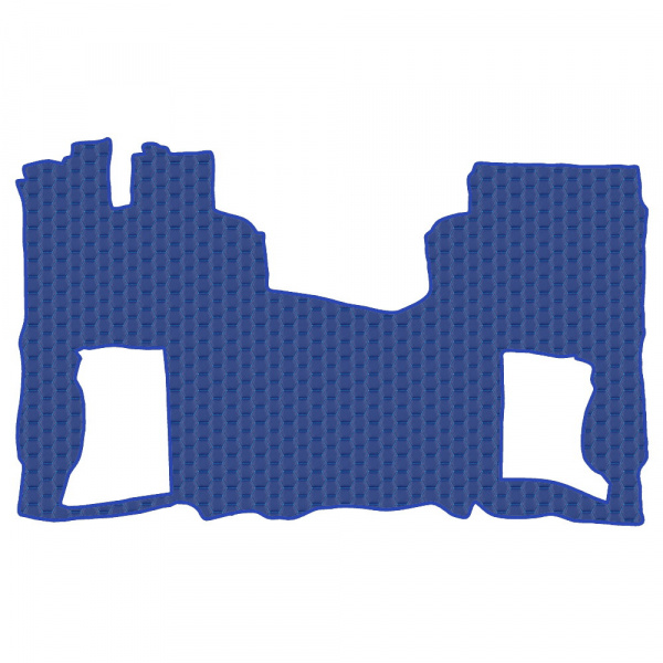 14.3 Коврики стёганные FAW JH6 (тягач) от 2023г. (АТ, без кулисы,2 пневм.,холодильник) 