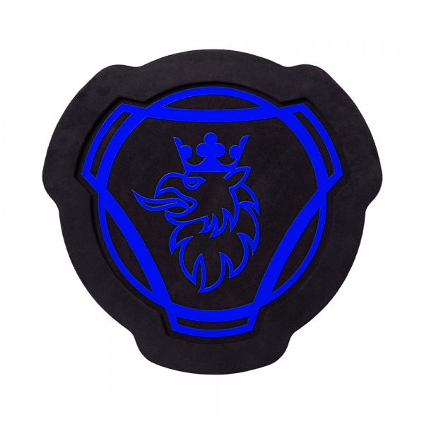 Панель на спальник Ø400мм SCANIA (замша) круг (24v)