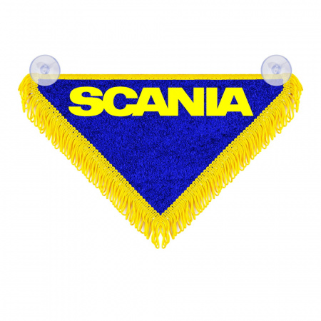 Треугольный короткий вымпел (надпись/лого)