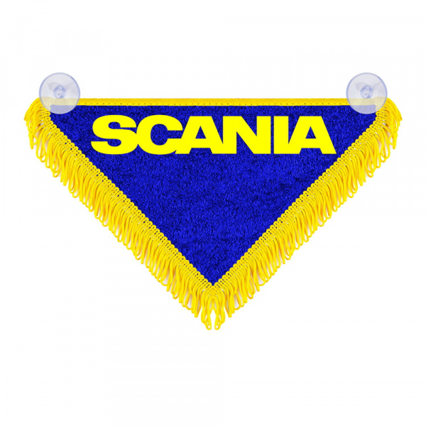 Треугольный короткий вымпел (надпись/лого)