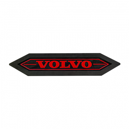 Панель на карман спальника 1000*200 VOLVO (замша) острые углы (24v) (Подсветка красная)