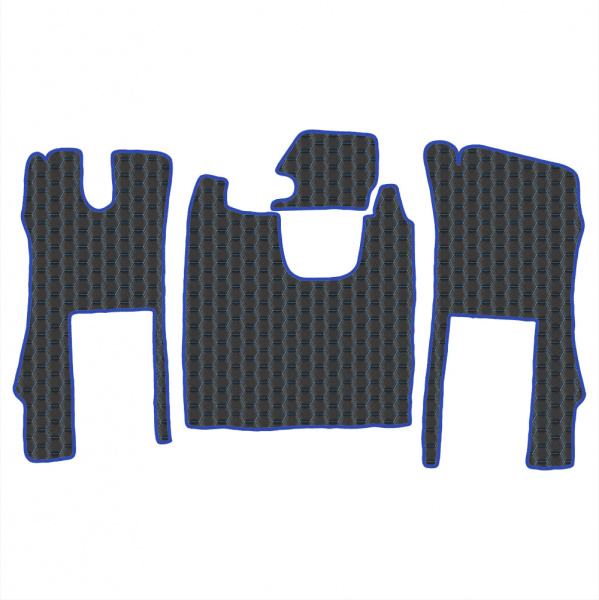 3.21 Коврики стёганные Scania 6 ser. R  (АТ, 2 пневм) 