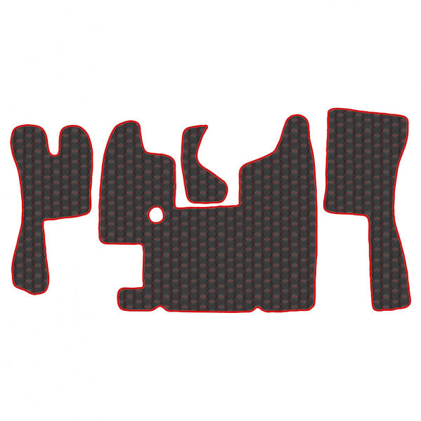 3.20 Коврики стёганные Scania 4 ser. L (МТ, 2 пневмосидения)