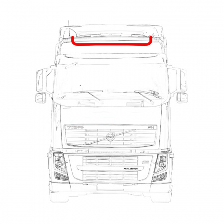 Дуга на крышу VOLVO FH3 XL (с 1996 по 2014г.в.) (5 ПТФ)