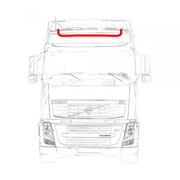 Дуга на крышу VOLVO FH3 XL (с 1996 по 2014г.в.) (5 ПТФ)