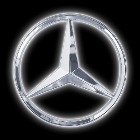 Буквы SDT вставка эмблема MERCEDES ACTROS MP3 от 2008 (Ø300) ( Подсветка  Белый)