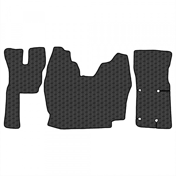 2.7 Коврики стёганные VOLVO FMX с 2011г. (АТ) 410