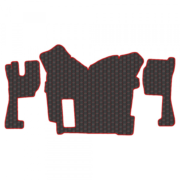 2.2 Коврики стёганные VOLVO FH 2 2002-2008г.в. (АТ+ ящик)