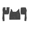 98-Коврики ворсовые FORD F-MAX -(ABTC 3 коврика. АТ) (UPP-3 (Серый) кант Черный)
