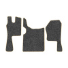 23-Коврики ворсовые SCANIA G (2011-2015) -(АВС 3 коврика. МТ) (UPP-3 (Серый) кант Бежевый)