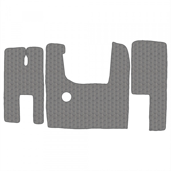 10.2 Коврики стёганные MAZ EURO 3 (МТ) педаль газа сверху