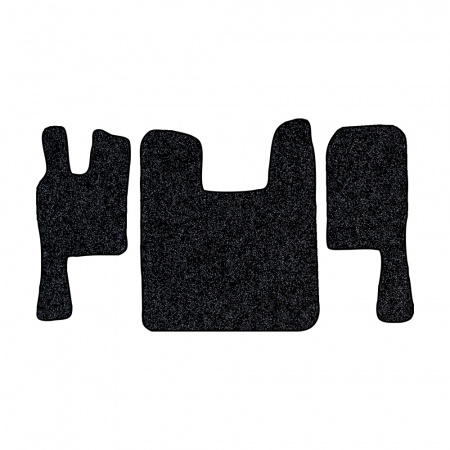 67-Коврики ворсовые SCANIA 124 (после 2010г) -(ABTC 3 коврика. АТ) (Карлайт (Серый) кант Черный)