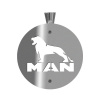 Фонарь под зеркало MAN (LED, нерж., комп. 2 шт)