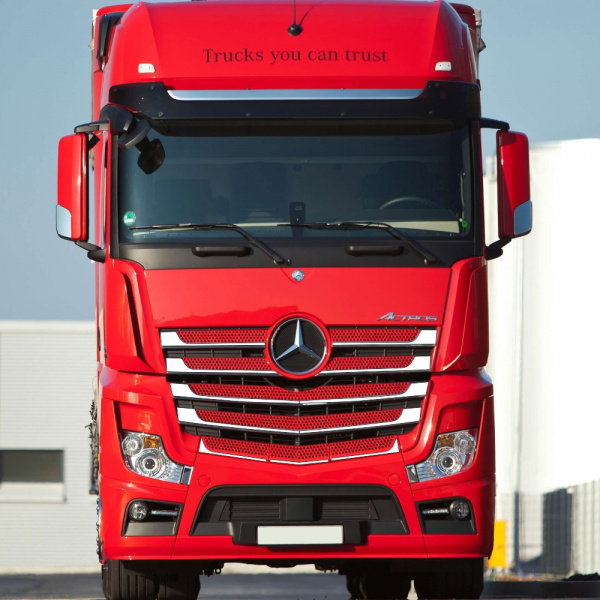 Накладки из нержавеющей стали на капот Mercedes-Benz MP4 (Китай) NKN-207