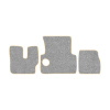 33-Коврики ворсовые MAN F-2000 Commandor -(АВС 3 коврика. МТ) (UPP-8 (Серый) кант Бежевый)