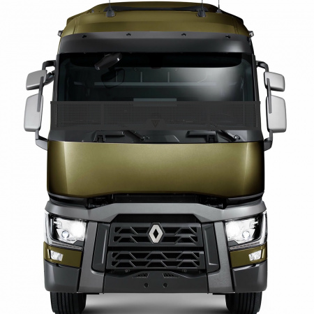Защита лобового стекла для RENAULT T (металл, прямые углы)