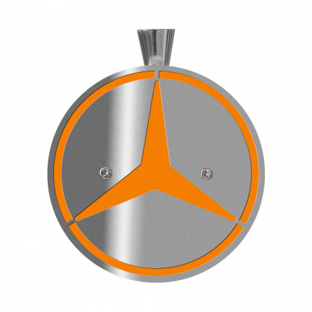 Фонарь под зеркало Mercedes (LED, нерж., комп. 2 шт)