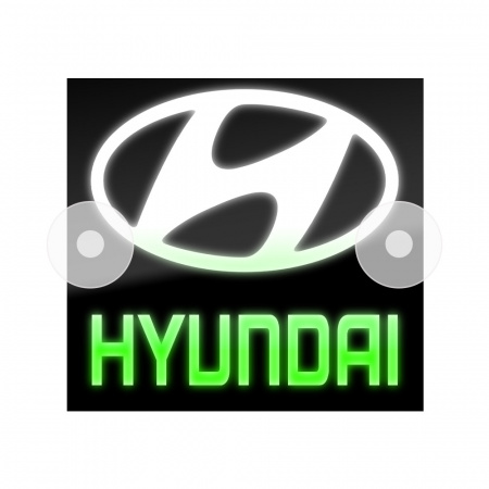 Табличка светодиодная 14*15 Лобовое (24v) (HYUNDAI цветная)