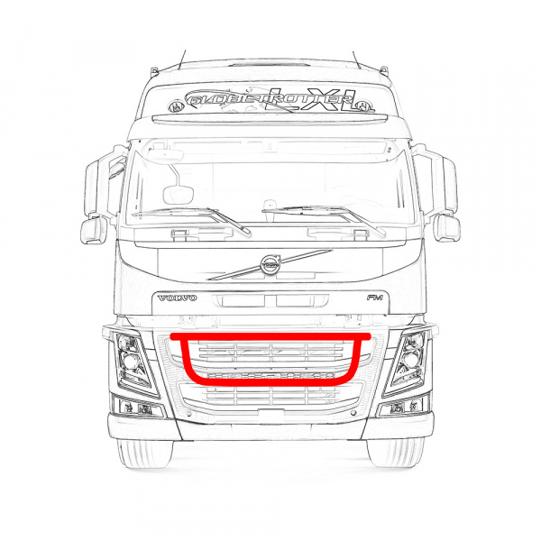 Кенгурятник составной VOLVO FM3 V001