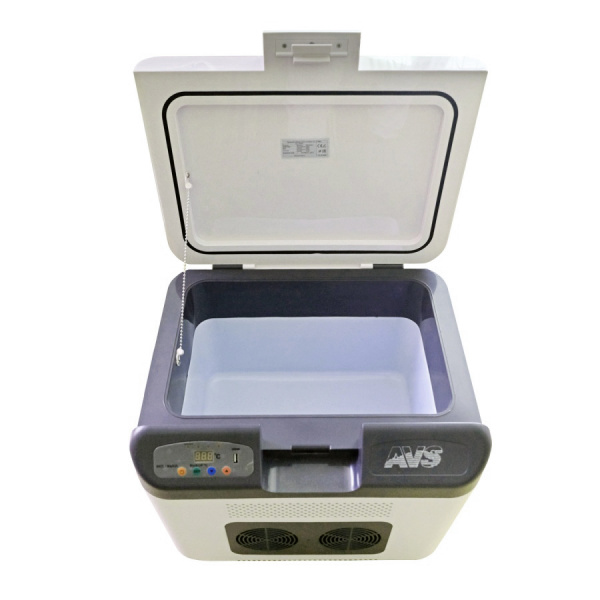 Холодильник автомобильный AVS CC-27WBC (цифровое управление, USB-порт)  27л 12V/24V/220V