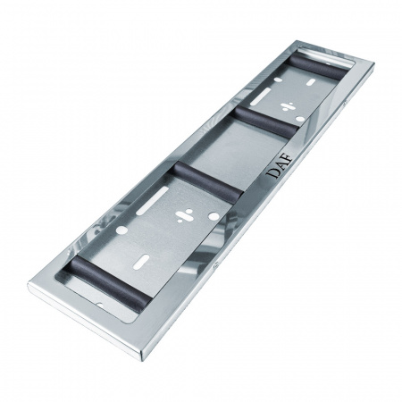 Рамка номерного знака DAF (нерж. сталь)