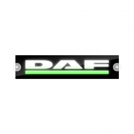 Табличка светодиодная 10*50 Лобовое (12v) (DAF цветная)